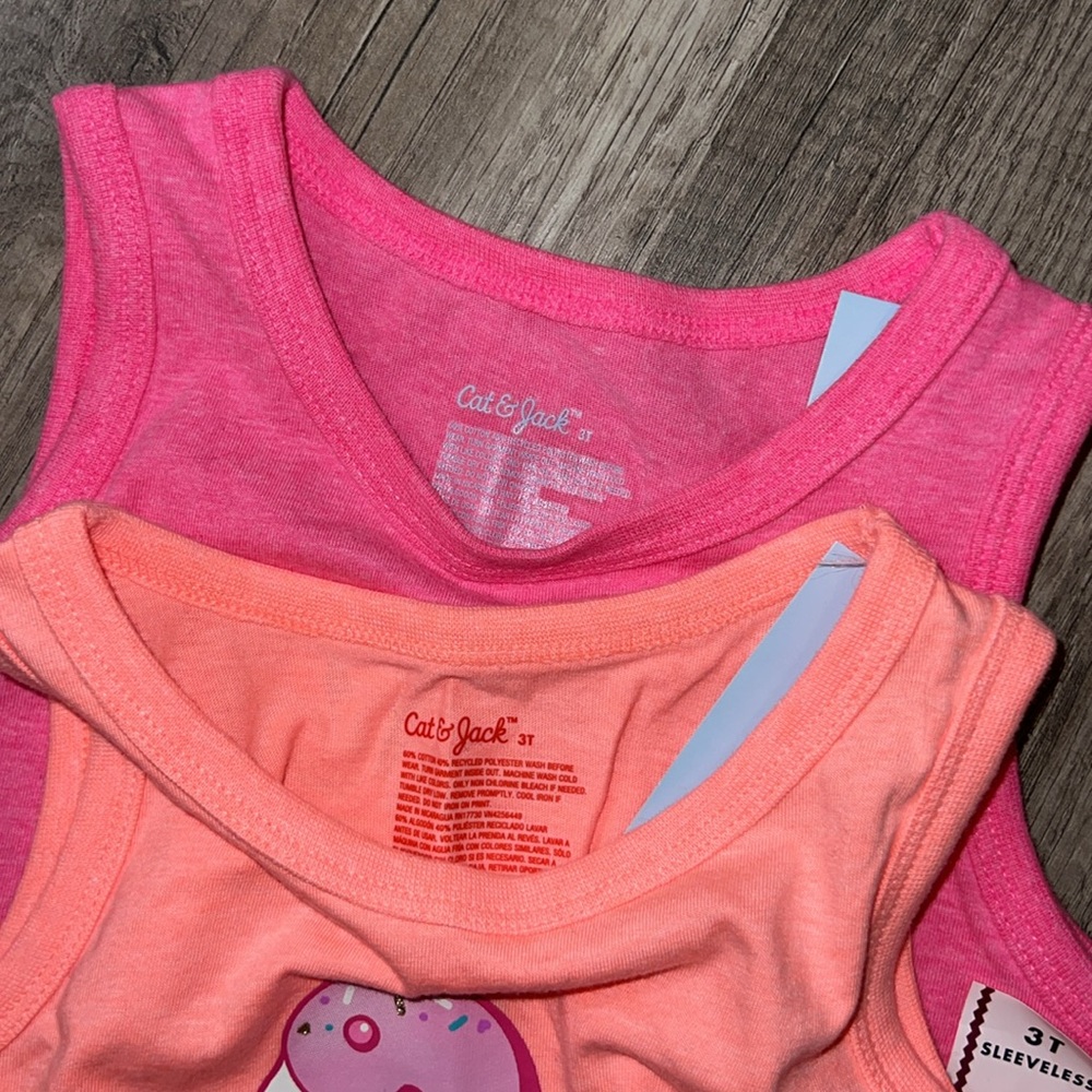 Cat & Jack Toddler Girl Tanks - Picture 4 of 4